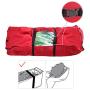 PENSON & CO. Christmas Tree Storage Bag, Heavy Duty Canvas Storage Container, Large for 9ft Artificial Tree-Red