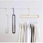 10PC Random Color Space Saver Plastic Magic Hanger Clothes Rack Clothing Hook Closet Organizer Decoration