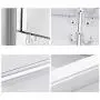 Seamaid Folding Wall Mounted Clothes Hanger - Collapsible Hidden Aluminum Clothes Drying Rack Space Savers - Easy Installation Home Storage Organizer Retractable Portable Coat Racks for Laundry Room
