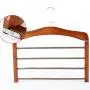 HJYPYJ Magic Hanger,180?? Rotate Multifunction Folding Hangers,Wood 4-Layer Pants Rack Hanger,Space-Saving Organizer Hangers, Durable/Retro Color / 1 pcs HJYPYJ Magic Hanger,180?? Rotate Multifunction Folding Hangers,Wood 4-Layer Pants Rack Hanger,Space-Saving Organizer Hangers, Durable/Retro Color / 1 pcs