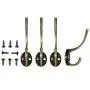 Coat Hooks TAPCET 10 Pcs Clothes Hooks Vintage Antique Iron Hooks Hat Coat Clothes Towel Robe Hooks Wall Hook Hanger for Kitchen Bathroom Bedroom Office Lavatory Closets (Mounting Screws Provided)