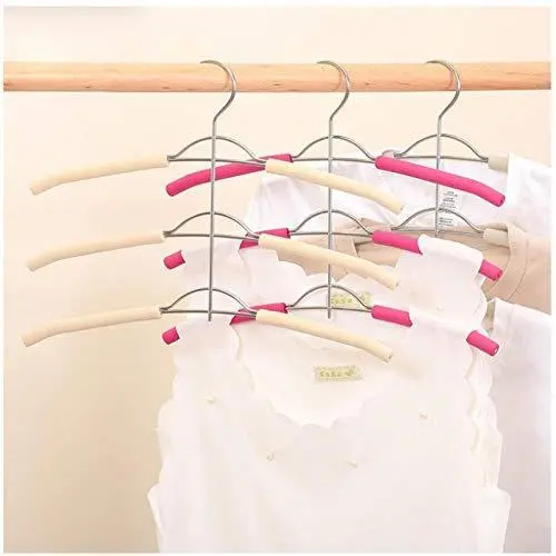 DNJKSA 40cm 2 pcs/lot Multi-Layers Non-Slip Space Saving Fishbone Type Clothes Hangers Multifunctional Clothing Hanging Without Mark DNJKSA 40cm 2 pcs/lot Multi-Layers Non-Slip Space Saving Fishbone Type Clothes Hangers Multifunctional Clothing Hanging Without Mark