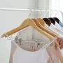 Clothes Hangers, Wooden Hangers Ultra Thin Space Saving Non-Slip Hangers Suit Hangers Velvet Hangers Ideal for Everyday Standard Use, Clothing Hangers (Dark Brown) Clothes Hangers, Wooden Hangers Ultra Thin Space Saving Non-Slip Hangers Suit Hangers Velvet Hangers Ideal for Everyday Standard Use, Clothing Hangers (Dark Brown)