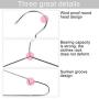 puersit Wire Hangers for Clothes, Stainless Steel Strong Metal Wire Hangers, Coat Hangers, Clothes Hangers, Standard Hangers for Home and Kitchen, 30 Packs