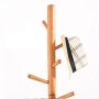 Creative Solid Wood Coat Rack Childrens Coat Hanger Simple Bedroom Coat Hanger Single Leg Coat Rack Clothes Hook (Color : X)