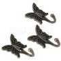 FidgetGear Antique Butterfly Coat Robe Hook Wall Mounted Door Clothes Towel Single Hanger