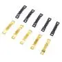 Rustark 120Pcs Heavy Duty Sawtooth Picture Hangers Frame Hanging Hangers Double Hole with Screws - 2 Colors, Golden and Black