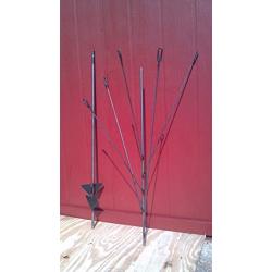 Backyard garden Bird-feeder Hanger Birdhouse (Bottle tree style) Made in USA- NEW 2019 -FREE SHIP