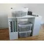 Rubbermaid Cleverstore Clear 71 QT Pack of 4 Stackable Large Storage Containers with Durable Latching Clear Lids