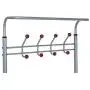 Iusun Coat Rack with 3-Tier Shoe Bench Stand Hall Entryway Storage Shelf Look Accent Furniture for Clothes Hat Bag Hanger Floor Bedroom Multi-Function Simple Clothes Rack-Ship from USA