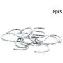 MroMax Metal S Hooks 2.68'' x 2.13''(L x W), S Shaped Hook Hangers for Kitchen Bathroom Bedroom Storage Room Office Outdoor Multiple Uses, Silver 8pcs MroMax Metal S Hooks 2.68'' x 2.13''(L x W), S Shaped Hook Hangers for Kitchen Bathroom Bedroom Storage Room Office Outdoor Multiple Uses, Silver 8pcs