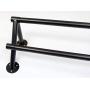 GJM Shop Oblique Rod Parallel Bars Iron Clothing Racks/are Hanging Wall Clothing Wall-Mounted Display Rack/Hangers Clothes Rail/Display Stand/Wall Hanging On The Wall Hangers/Coat Racks