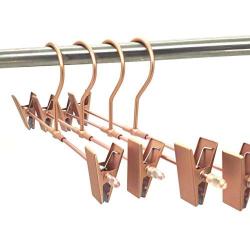 Koobay 60PS/LOT Childrens Copper Gold Finishing Aluminium Clothes Skirts Trousers Hanger (Bottom Gold)