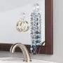 iDesign Power Lock Bathroom Shower Plastic Suction Cup Hooks for Loofah, Towels, Sponges, and More, Set of 2, Clear iDesign Power Lock Bathroom Shower Plastic Suction Cup Hooks for Loofah, Towels, Sponges, and More, Set of 2, Clear