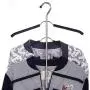 Clothes Racks Multi-Layer Clothes Hangers Anti-Slip Save Space Metal Iron Paint Hangers 5 in 1 Closet Storage Organizer for Clothes Pants Hanging, Standard Hangers Clothes Racks Multi-Layer Clothes Hangers Anti-Slip Save Space Metal Iron Paint Hangers 5 in 1 Closet Storage Organizer for Clothes Pants Hanging, Standard Hangers