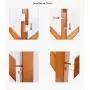 ZHWEI Simple Bedroom Coat Rack Solid Wood Hangers Landing Clothes Rack Household Simple Modern Stable Durable (Color : Multi-Colored)