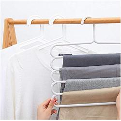 5PC Random Color 5 Layers Hangers Multifunctional Clothes Hangers Pants Storage Hangers Cloth Rack Multilayer Storage Cloth Hanger Decoration