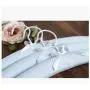 5pcs Random Color 41cm Luxurious Cotton and Linen Fabric Hangers for Clothes Adults Cloth Antiskid Sponge Polyester Hanger 5pcs Random Color 41cm Luxurious Cotton and Linen Fabric Hangers for Clothes Adults Cloth Antiskid Sponge Polyester Hanger