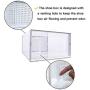 WAYTRIM Foldable Shoe Box, Stackable Clear Shoe Storage Boxes - Storage Bins Shoe Container Organizer, 12 Pack - White