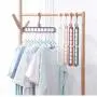 Multi-Port Support Circle Clothes Hanger Clothes Drying Racks Multifunction Plastic Scarf Clothes Hanger Hangers Storage Rack 10pcs Random Color Multi-Port Support Circle Clothes Hanger Clothes Drying Racks Multifunction Plastic Scarf Clothes Hanger Hangers Storage Rack 10pcs Random Color