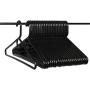 Neaties American Made Black Super Heavy Duty Plastic Hangers, Plastic Clothes Hangers Ideal for Everyday Use, Clothing Standard Hangers, 24pk