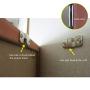 VintageBee 12PCS 54x30mm (2-1/8 x 1-3/16 inch) Interlocking Flush Mount Pictures Frame Brackets