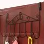 CapsA Hooks Over The Door Hook Organizer Rack Hanging Towel Rack Over Door, 7 Hooks Bathroom Hanger Coat Clothes Hat Bag Towel Hanging Rack Holder CapsA Hooks Over The Door Hook Organizer Rack Hanging Towel Rack Over Door, 7 Hooks Bathroom Hanger Coat Clothes Hat Bag Towel Hanging Rack Holder