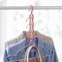 lliang Hangers Multi-Port Support Circle Clothes Hanger Clothes Drying Rack Multifunction Plastic Scarf Clothes Hangers Hangers Storage Racks