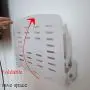 MOM Home Storage Shelves,Office Furniture Stands LCD Tv Set Top Boxes Hanger Pallet Steel Bracket Wall Storage Bracket 90° Folding Bedroom Space Saving,White,12.208.46In