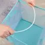 Loneflash Laundry Hampers Basket Collapsible with Carry Handle Net Cloth Hanger Storage 33x33x33cm Loneflash Laundry Hampers Basket Collapsible with Carry Handle Net Cloth Hanger Storage 33x33x33cm