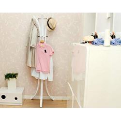 XIAOLONG Simple Modern White Coat Rack Floor Clothes Rack Bedroom Living Room Hanger Creative Simple Floor Hanger