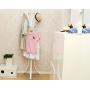 XIAOLONG Simple Modern White Coat Rack Floor Clothes Rack Bedroom Living Room Hanger Creative Simple Floor Hanger