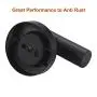 Nolimas Towel Coat Hook Matte Black SUS304 Stainless Steel Bathroom Clothes Cabinet Closet Sponges Robe Hook Wall Mounted Round Kitchen Heavy Duty Door Hanger 2 Packs