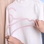 Grey990 5pcs Solid Color Non-Slip Plastic Pants Clothes Hanger Home Groove Drying Rack Blue