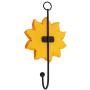 MonkeyJack EU Fashion Daisy Flower Wall Hook Hanger Clothes/Coat/Towel Storage Holder for Kitchen/Bath - Yellow, 14x8cm