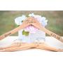 Personalized Bridesmaid Hangers - Engraved Wooden Bridal - Personalized Wedding Hangers - Wedding Dress Hanger - Bridesmaid Gift - Hangers