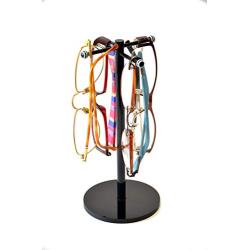 SpecsUp - Desk Eyeglass Holder, Stand. Sunglasses Organizer. Reading Glasses Display, Rack, Hanger. Modern and Elegant Unique Holiday Gift for Women and Men.