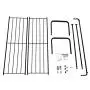 Metal Garment Rack Heavy Duty Indoor Bedroom Clothes Coat Stand Shoes Rack with Top Rod and Lower Storage Shelf Clothes Rack with 1-Tier Shelves Black (Renewed)