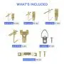 Picture Hangers, Tifanso 230 Pieces Assorted Picture Hanging Kit with Picture Hangers, Hooks, D Ring, Nails, Sawtooth Hangers and Hardware for Frames Picture Hangers, Tifanso 230 Pieces Assorted Picture Hanging Kit with Picture Hangers, Hooks, D Ring, Nails, Sawtooth Hangers and Hardware for Frames