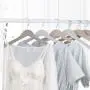 SAASNY Standard Plastic Hangers,20 Brown 38cm Plastic Non Slip 2 Notched Clothes Coat Garment Top Dress Hangers for Drying and Storage SAASNY Standard Plastic Hangers,20 Brown 38cm Plastic Non Slip 2 Notched Clothes Coat Garment Top Dress Hangers for Drying and Storage