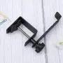 Cabilock Headphone Stand Holder Gaming Headphones Hanger Mount Under Desk Hook Clip for Bag (Black)