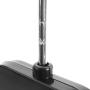 HANGERWORLD 20 Black 13.4inch Plastic Coat Clothes Garment Pants Skirt Hangers with Adjustable Clips