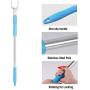 Flesser Adjustable Clothes Hook Pole Telescoping Long Reach Closet Pole Extending Closet Hook Pole