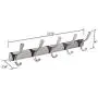 Xiaolanwelc 5 Hooks Stainless Steel Coat Hooks Wall Mounted Hangers Hat Towel Clothes Robe Hook Bathroom Storage Hanger Holder Accessories Xiaolanwelc 5 Hooks Stainless Steel Coat Hooks Wall Mounted Hangers Hat Towel Clothes Robe Hook Bathroom Storage Hanger Holder Accessories