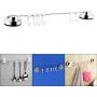 Kitchen Bathroom Towel Clothes Suction Cup Sucker Hanger Holder Rack 6 Hooks No drilling for Kitchen Bathroom