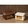 Seville Classics Fabric Storage Boxes Set, 2-Pack