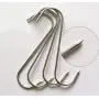 Astra Gourmet 6" Meat Hooks S-Hook Stainless Steel Meat Processing Butcher Hook Pot Racks S Hook Meat Hangers for Bacon Sausage Smokers - 6 Pack Astra Gourmet 6" Meat Hooks S-Hook Stainless Steel Meat Processing Butcher Hook Pot Racks S Hook Meat Hangers for Bacon Sausage Smokers - 6 Pack