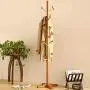 Cxjff Floor Standing Coat Rack Useful Save Space Hanger Clothes 10 Hooks Easy Install, Wood (Color : Wood Color, Size : 46x46x181cm) Cxjff Floor Standing Coat Rack Useful Save Space Hanger Clothes 10 Hooks Easy Install, Wood (Color : Wood Color, Size : 46x46x181cm)