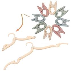 Hi Storage Travel Hangers Folding Clothes Hanger Portable Travel Hanger Accessories & Drying Rack (Colorful)