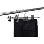 12 Quality Pants Hangers Heavy Duty Add-on Skirt/Slack Metal Hanger, Extra Wide Adjustable Clips, Multi Stackable Add on Hangers, Chrome, Jeans, Bottoms (12)